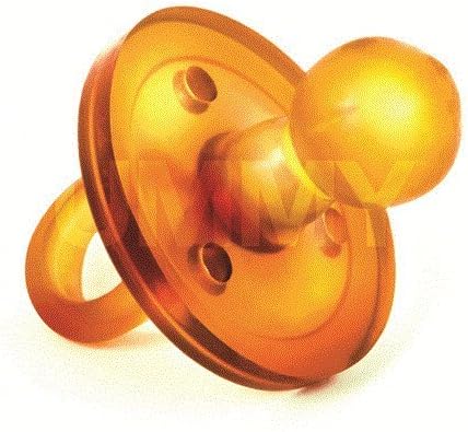 The UMMY: BPA-Free 100% Natural Rubber Pacifier with Round Nipple, 6-12 Months