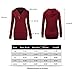 Miurus Women Vintage Wrapped V Neck Long Sleeve Pullover Sweatshirt Hoodie