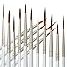 Fine Detail Paint Brush Set 15 Miniature Artist Brushes for Painting Art Acrylic, Watercolor, Oil