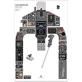 CafePress - T-38C Cockpit Training Poster - 23"x35" Poster on Heavy Semi-gloss Paper
