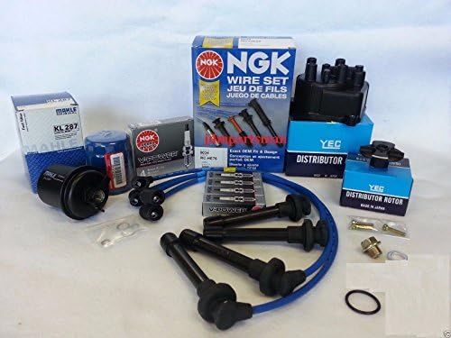 1996-2000 Honda Civic CX DX LX EX 1.6L Tune Up Kit (NGK V-Power Plugs) #2