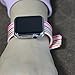HILIMNY Hailan Newest Woven Nylon for Apple Watch Band,Wrist Strap Replacement Band with Classic Buckle for Apple iwatch Series 1/2/3 38mm,Pink Stripe