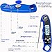Waterproof Instant Read Thermometer - Best Digital Meat Thermometer - Electric Food Thermometer with Calibration and Backlight functions for Candy Turkey Milk Tea BBQ Grill Steak