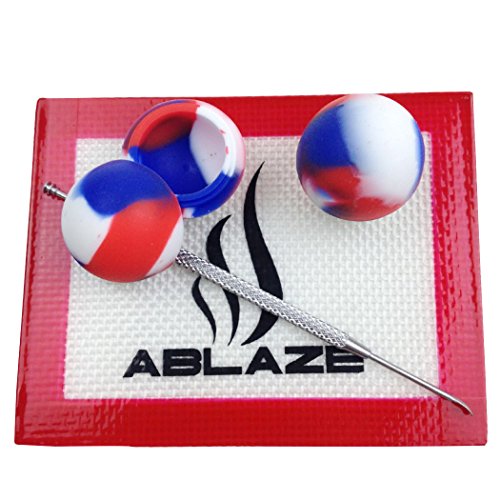 Ablaze 100 pcs Round Nonstick Non Stick Oil Wax Silicone Container Jar 5ML 2 Ablaze 100 pcs Round Nonstick Non Stick Oil Wax Silicone Container Jar 5ML - Image 3