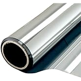 WPCTEV Window Film One Way Mirror Film Daytime Privacy Static Non-Adhesive Decorative Heat Control Anti UV Window Tint for Ho