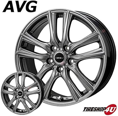 Amazon Avg アヴェンジャー 15インチ 15 6 0j 5 114 3 53 ブラックシルバー 新品アルミホイール4本価格 在庫処分 ホイール 車 バイク