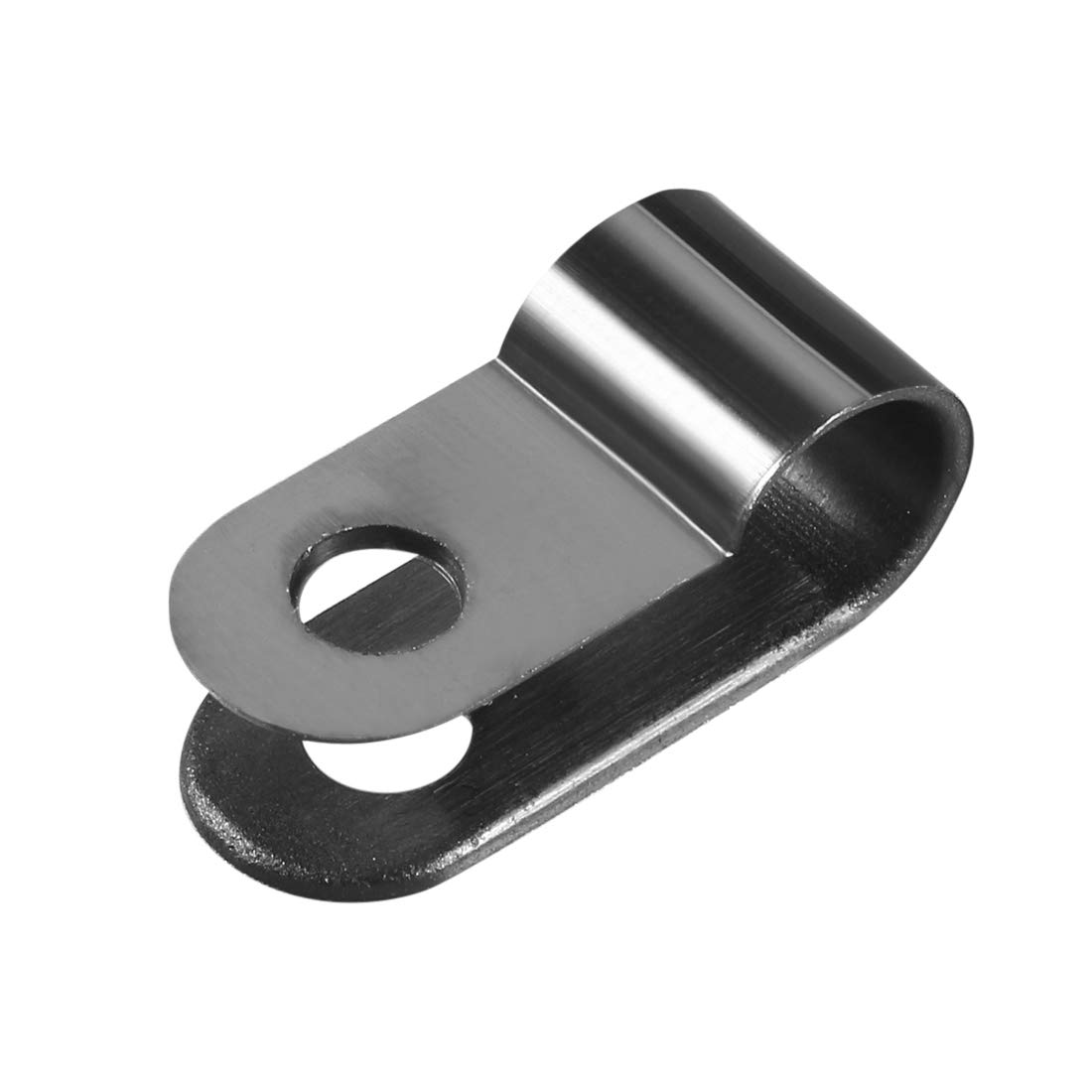 sourcing map 30Pcs Nylon R-Type Cable Clamp Organizer Cord Clips for Wire Management 8.4mm Black