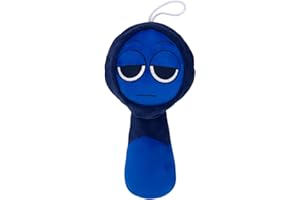 Super JAKES Sprunki Plush, Sprunki Game Plush Toys,Soft Stuffed Animal Pillow Figure Doll Christmas Birthday Gifts for Adult Kids (Dark Blue)