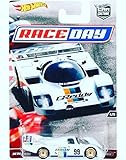 HOT WHEELS CAR CULTURE RACE DAY WHITE GREDDY PORSCHE 962 WITH REAL RIDER TIRES