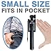NIRVASENSE Ultra Portable Wired Selfie Stick No Bluetooth Pairing - No Battery Charging Premium & Sturdy Design Best Pocket Sized Cable Monopod - Compatible with iPhone, Android & All Smartphones