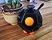 Fidget Cube 12 Sides Dodecagon Toy Stress and Anxiety Relief Relax for Children and Adults ADD/ADHD/OCD and Autisme Focus Distraction (Black&MixColor)