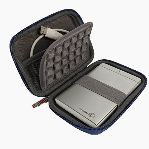 for WD My Passport Portable External Hard Drive Carrying EVA Case by Khanka