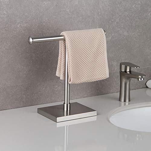 GERZWY Hand Towel Holder Stand Modern Tree Rack Free Standing for