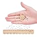 PandaHall Elite About 14400 Pcs 11/0 Transparent Glass Bugle Seed Beads 8 Colors Tube Space Bead Diameter 2.2mm for Jewelry Making