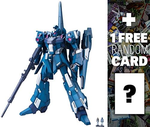 RGZ-95 ReZEL: MG Gundam Master Grade 1/100 Model Kit + 1 FREE Official Gundam Japanese Trading Card Bundle