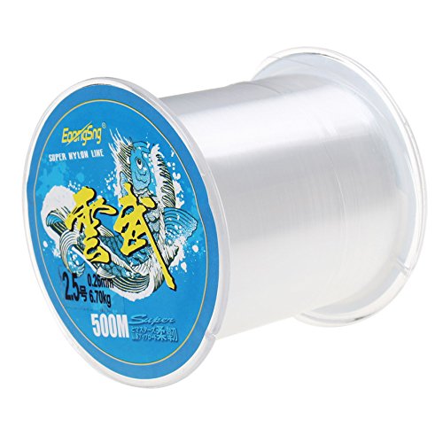 1640 FT Clear Fishing Line, Monofilament Fishing Wire Invisible Nylon