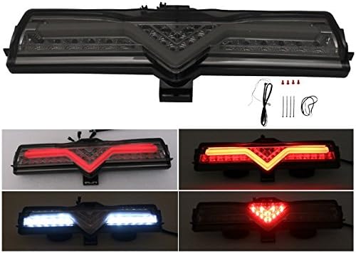Racingbees SMOKE LED 4th Brake Light Fit 2013-2017 Subaru BRZ Scion FRS Toyota 86(Integrated Reverse,Rear Fog light and Brake Light) (SMOKE)