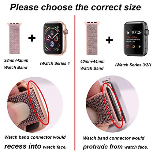 image for YC YANCH YANCH Compatible for Apple Watch Sport Loop Band, Lightweight