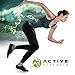 Active Research Workout Leggings - High Waisted, Slimming Tummy Compression Yoga Pants for Women Black