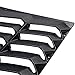 Rear Window Windshiled Louver Sun Shade Cover Matte Black in GT Lambo Style for Chevy Chevrolet Camaro 2010 2011 2012 2013 2014 2015