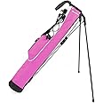 Orlimar Pitch 'n Putt Golf Lightweight Stand Carry Golf Club Bag for Women, Rose Pink