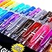 Glitter Gel Pens by Color Technik, Set of 16 Mini Glitter and Neon Glitter Pens, Best Assorted Colors, No Duplicates, 40% More Ink, Handy Travel Pack, Enhance Your Coloring Experience Now