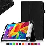 Fintie Samsung Galaxy Tab 4 8.0 Folio Case - Slim Fit Premium Vegan Leather Cover for Samsung Tab 4 8-Inch Tablet (with Auto Sleep/Wake Feature), Black
