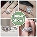 Newshe Jewellery 5A Cz Engagement Wedding Ring Set for Women 925 Sterling Silver 2.4ct Round Pear White Size 4-13
