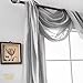 MEMIAS Luxury Window Sheer Elegant Voile Curtain Scarf for Home, Birthday Party, Wedding Decoration, 1 Panel 54