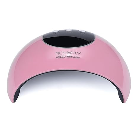 Zarupeng 24W LED UV Nagellampe Nagel Gel Aushärtungslampe Tragbarer Lichthärtegerät Nagelgel Trockner, Trocknen Schnell, 3 Ze