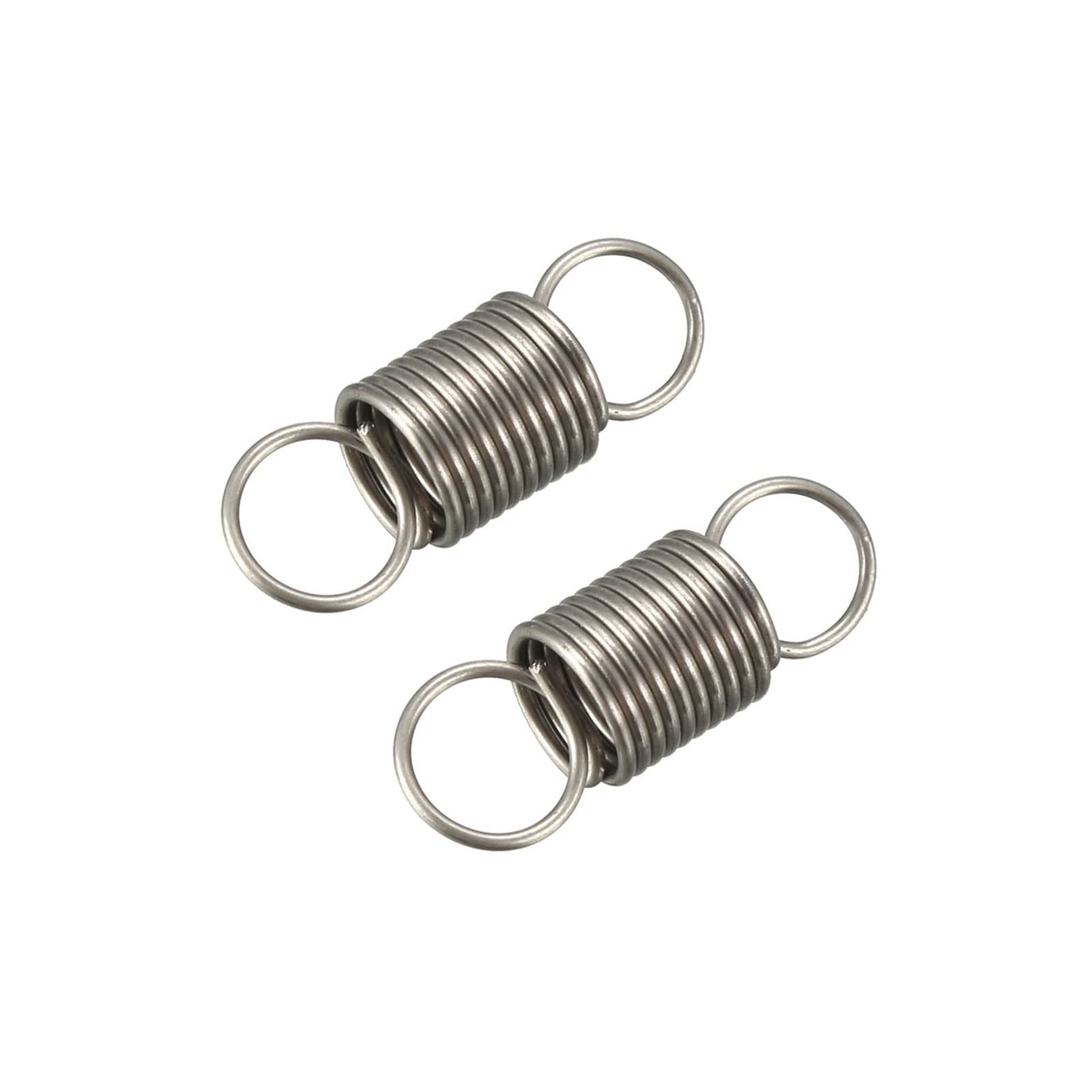 METALLIXITY Extension Spring (0.5x5x15mm/0.02"x0.2"x0.59") 2Pcs, Stainless Steel Tension Spring Wire - for Home Repair Construction Machinery