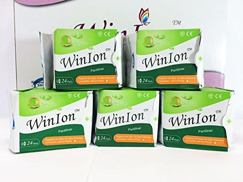 5 Packs WINALITE WINLON Pantiliner (24 Pads in 1 Pack)