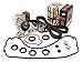 Evergreen TBK143VC Compatible With 88-95 Honda Civic Del Sol 1.5 SOHC D15B1 D15B2 D15B6 D15B7 D15B8 Timing Belt Kit w/Valve Cover & Water Pump