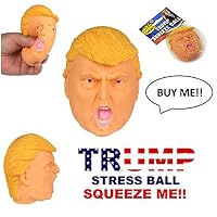iGifts Inc. Donald Trump Stress Ball Squishy Novelty Gift Squeeze Toy (1 Ball)