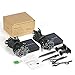 addlon 2 Pack Solar Xmas String Lights 72ft 22m 200 LED 8 Modes Solar Powered Starry Lighting Waterproof Christmas Fairy String Lights for Outdoor Gardens Path Homes Wedding Party Decor (Warm White)