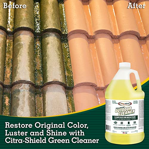 CitraShield Outdoor Cleaner House Cleaner Exterior Cleaner Green