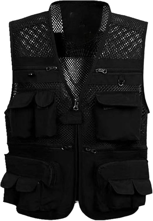 Men's vest summer sleeveless fisherman vest jacket Clothing