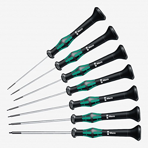 Click Here to See More Images Wera 2054/7 Kraftform Micro Hex Metric Precision Screwdriver Set