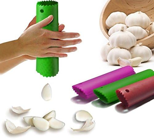 1pc Magic Silicone Garlic Peeler Peel Easy Useful Kitchen Tools (Random Color)