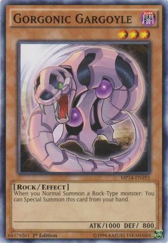 Yu-Gi-Oh! - Gorgonic Gargoyle (MP14-EN193) - Mega Pack 2014 - 1st Edition - Common