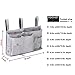 Aiduy Bedside Caddy, Hanging Storage Bag Holder Beside Organizer with 8 Pockets for Bunk Dorm Rooms and Hospital Bed Rails, Grey