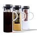 Cold Brew Coffee Maker - Large Glass Infusion Pitcher 1.6 Quarts 52oz - Iced Coffee & Iced Tea Pitcher with Stainless Steel Lid + Fine Mesh Filter - EXTRA Fruit Infusion Tube-Perfect Gift for Home