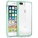 Maxboost HyperPro iPhone 8 Plus / 7 Plus Case [GXD-Gel Drop Protection] Heavy Duty Hybrid Cover for Apple iPhone 7 Plus,8 Plus, iPhone 6s Plus,6 Plus Reinforced TPU Bumper/Hard PC Back -Mint/Clear