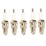 HIFROM (Pack of 5 Spark Plug for Honda GX120 GX160 GX200 GX240 GX270 GX340 GX390 Engine Lawn Mower Tractor Rototiller
