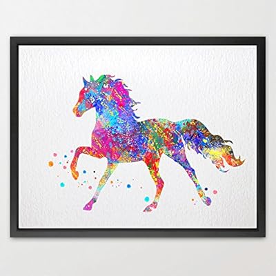 Amazon Com Dignovel Studios 13x19 Horse Watercolor Print New Baby Amazon Com Dignovel Studios 13x19 Horse Watercolor Print New Baby