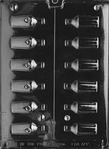 AO051 Liquor Bottles Chocolate Candy Mold - 3 Count