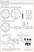 DSCbeauty 10 Holes Oval Makeup Brush Set Holder Toothbrush Makeup Brush Kit Drying Rack Oval Brushes Organizer (Clear)