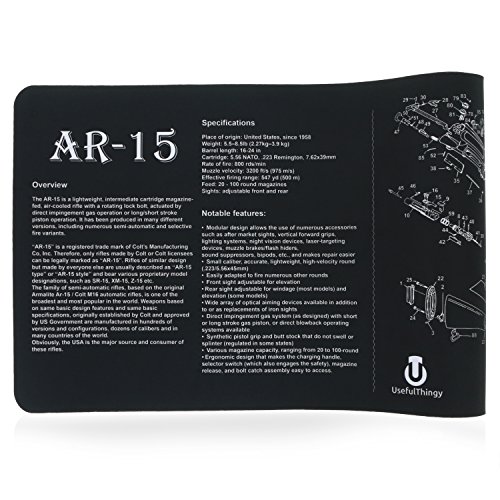 Gun Cleaning Mat - Rifle Maintenance Gunsmithing Tools - by UsefulThingy - Thumbnail 2
