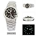 Seiko Men's SNKA15K1 Stainless Steel Analog with Black Dial Watch