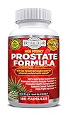 Saw Palmetto Supplement Best for Prostate Health, Enlarged Prostate, Frequent Urination, Hair Loss - Helps Cleanse with Berry Powder, Green Tea, Nettle, Pumpkin Seed and More, 180 Veggie Capsules